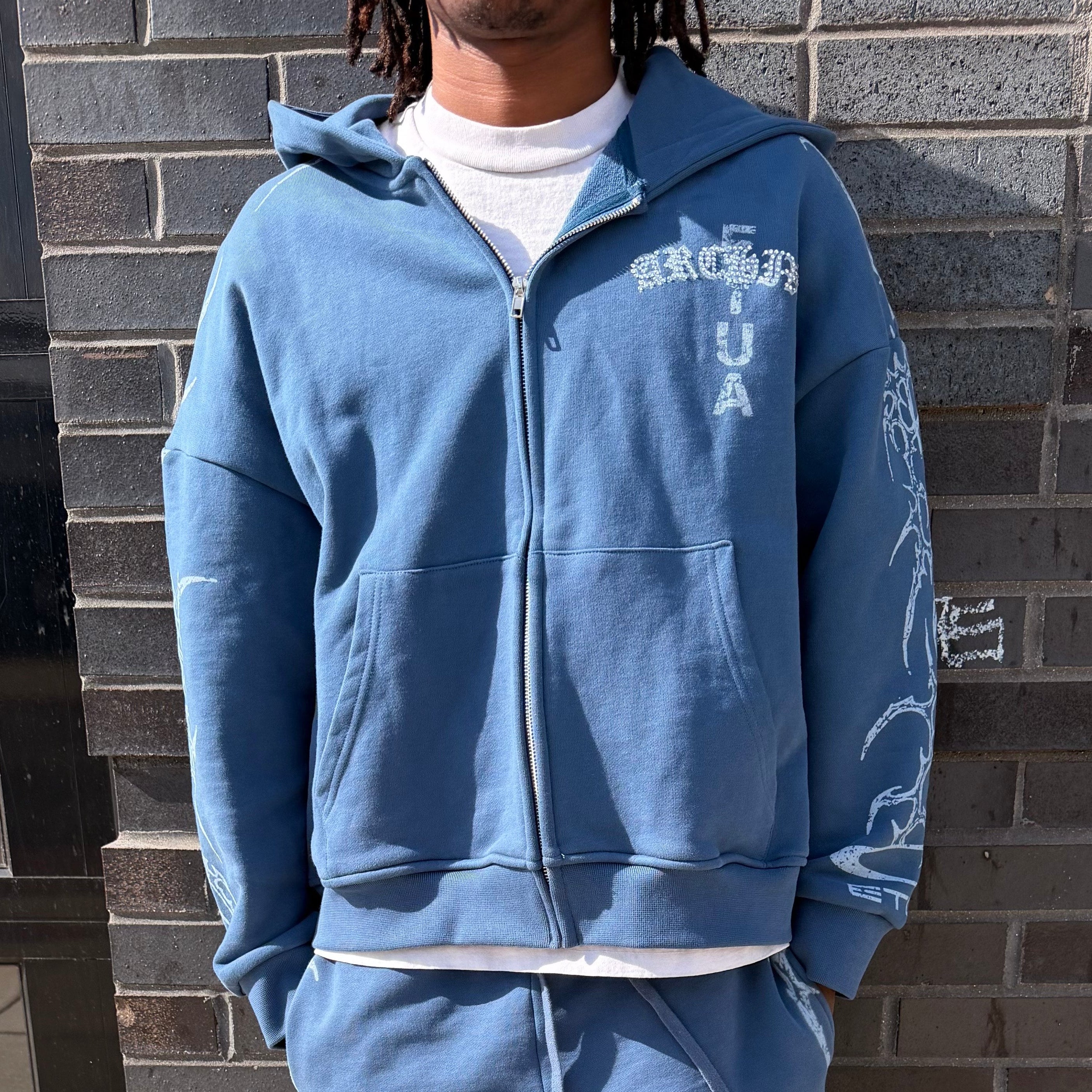 Blue Crossed Archives Hoodie